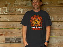 Load image into Gallery viewer, Personalized Fire Dept T-shirt - Firefighter T-shirt - Professional T-shirt - Firefighter Appreciation Gift - Gift for Firefighter
