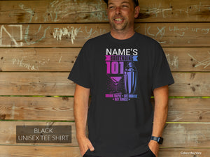 Personalized Bartending 101 T-shirt - Bartender T-shirt - Professional T-shirt - Barista Appreciation Gift - Gift for Bartender