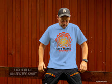 Load image into Gallery viewer, Personalized Fire Dept T-shirt - Firefighter T-shirt - Professional T-shirt - Firefighter Appreciation Gift - Gift for Firefighter
