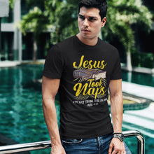 Load image into Gallery viewer, Jesus Took Naps | Black Tee Shirt
