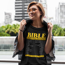 Load image into Gallery viewer, Bible Hotline | Black Tee Shirt
