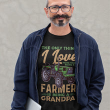 Load image into Gallery viewer, Grandpa Farmer | Black Tee Shirt
