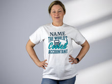 Load image into Gallery viewer, Personalized Coolest Accountant T-shirt - Accountant T-shirt - Professional T-shirt - Bookkeeper Appreciation Gift - Gift for Accountant
