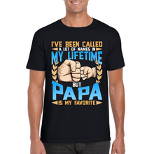 Load image into Gallery viewer, Papa | Black Tee Shirt

