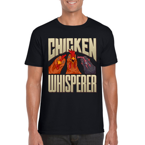 Chicken Whisperer | Black Tee Shirt