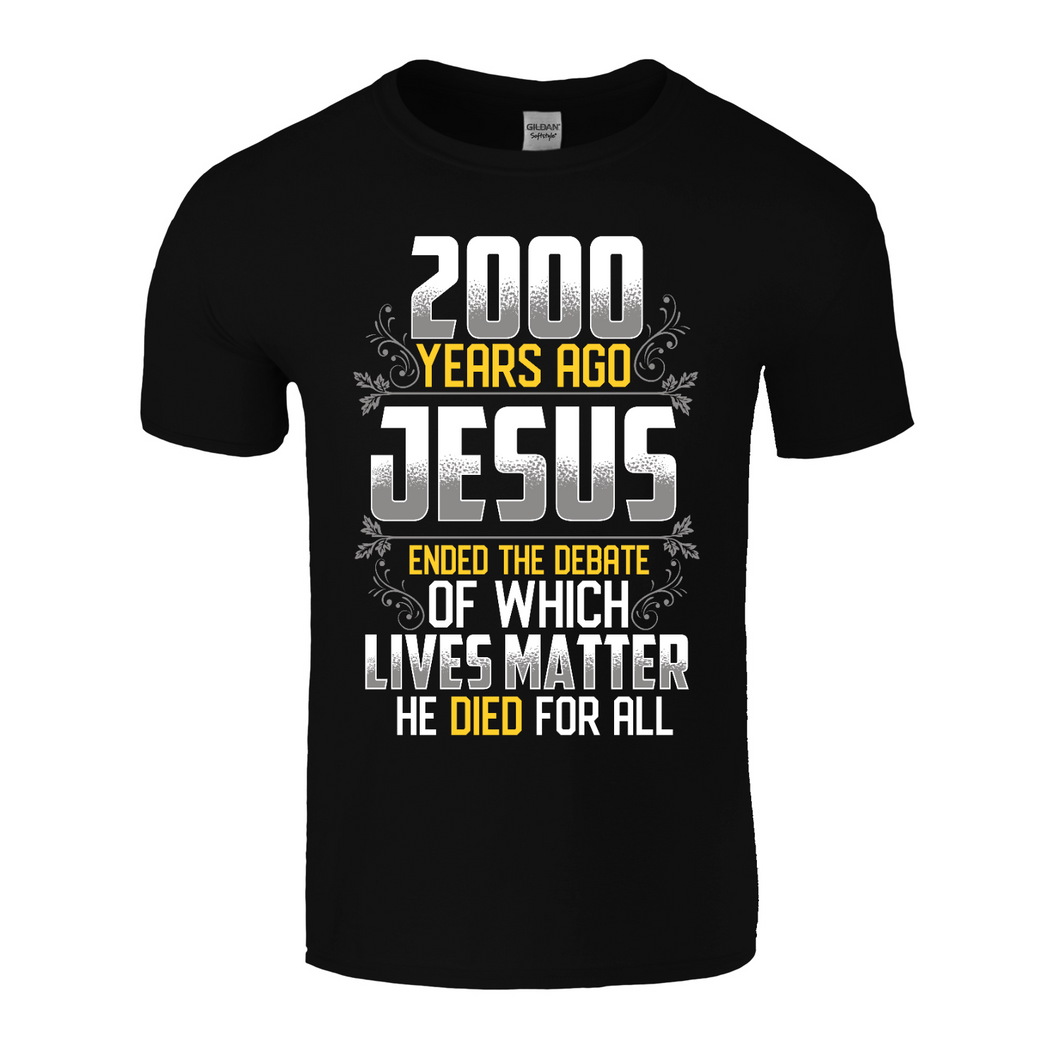 All Life's Matter | Black Tee Shirt