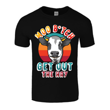 Load image into Gallery viewer, Get Out The Hay | Black Tee Shirt
