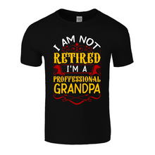 Load image into Gallery viewer, Pro Grandpa | Black Tee Shirt
