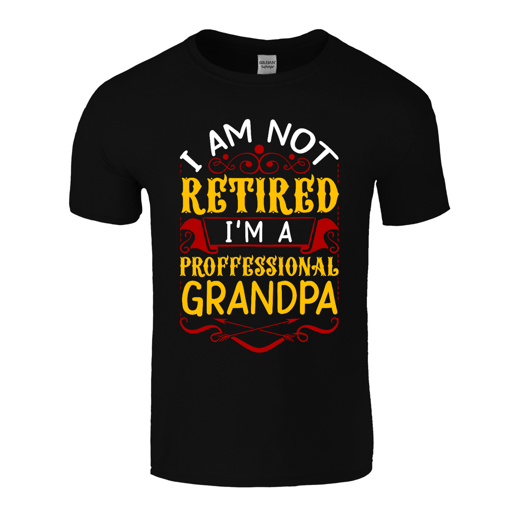 Pro Grandpa | Black Tee Shirt