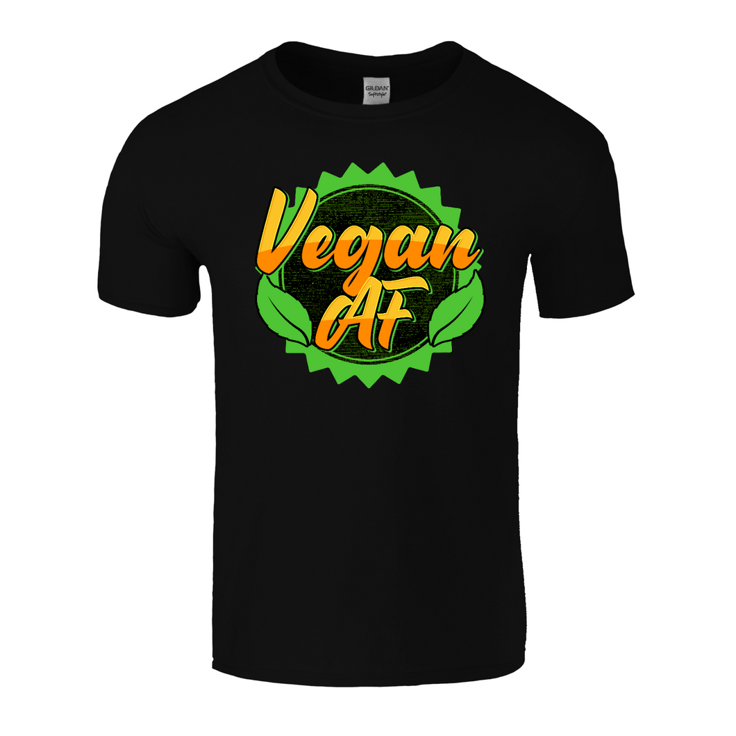 Vegan AF | Black Tee Shirt