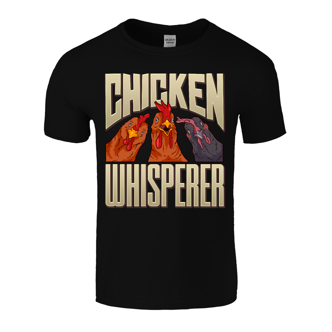 Chicken Whisperer | Black Tee Shirt