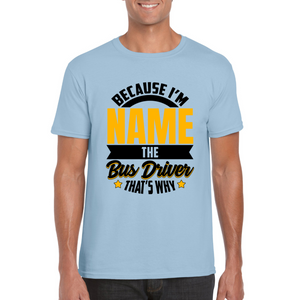 Personalized Bus Driver T-shirt - Driver T-shirt - Professional T-shirt - Bus Operator Appreciation Gift - Gift for Driver - Unisex T-shirt
