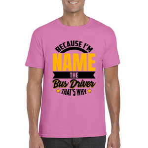 Personalized Bus Driver T-shirt - Driver T-shirt - Professional T-shirt - Bus Operator Appreciation Gift - Gift for Driver - Unisex T-shirt
