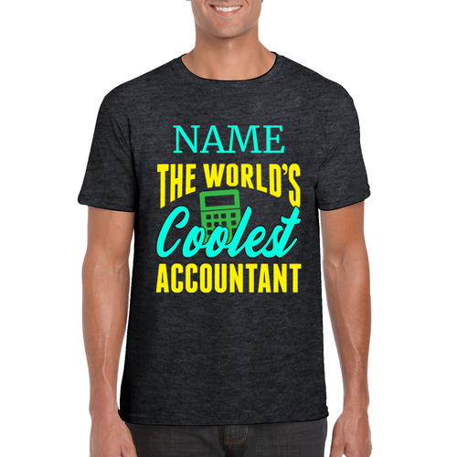Personalized Coolest Accountant T-shirt - Accountant T-shirt - Professional T-shirt - Bookkeeper Appreciation Gift - Gift for Accountant